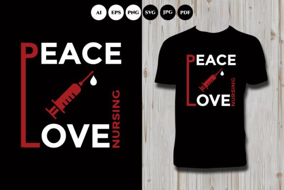 Creative Nurse Typography for T-Shirt Designs and Graphics
