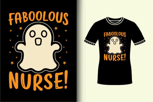 Faboolous Nurse Halloween Graphics & T-Shirt Designs