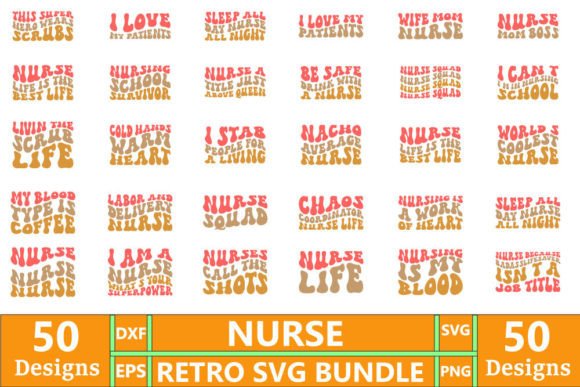 Nurse Retro Graphics for T-Shirt Designs