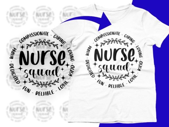 Nurse Squad Graphics for T-Shirt Designs