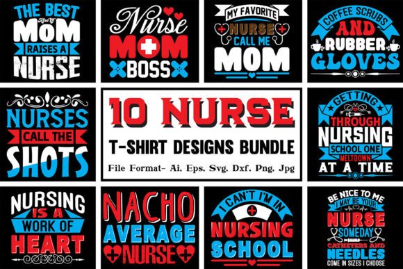 Nurse T-Shirt Graphics for Crafters