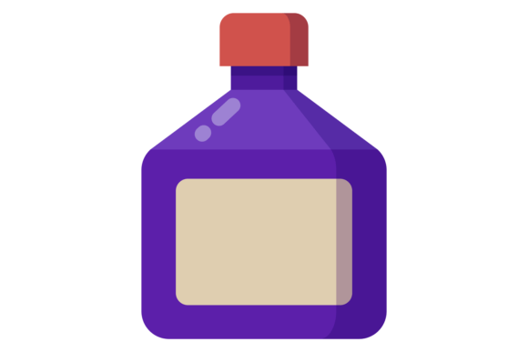 Plastic Bottle Icon: Medical Graphics & Illustrations