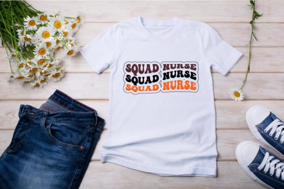 Retro Nurse Graphics for T-Shirt Designs