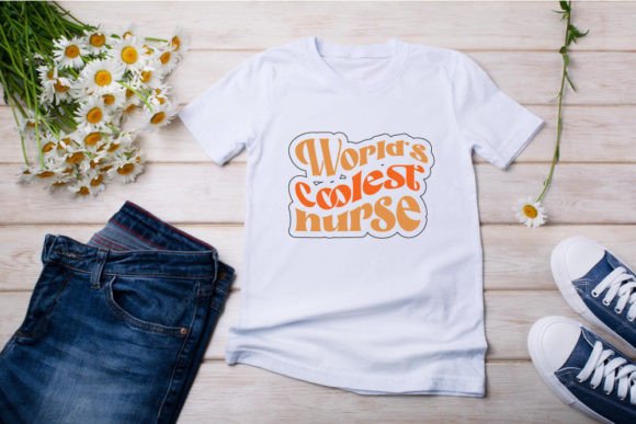 Retro Nurse Graphics for T-Shirt Designs