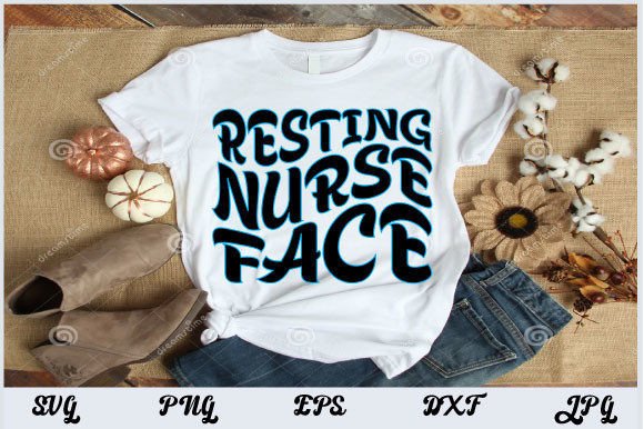 Retro Nurse Graphics for T-Shirt Designs
