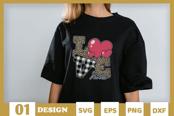 Reviewing the LOVE Nurse Doodle Leopard Valentine Design